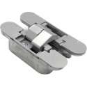 Onzichtbaar scharnier - 110x24mm - Mat chroom - Verstelbaar