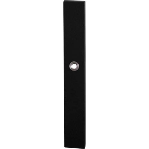 GPF Gatd links langschild XL rechth 282x40x8,5mm blind zwart GPF Gatd links langschild XL rechth 282x40x8,5mm blind zwart