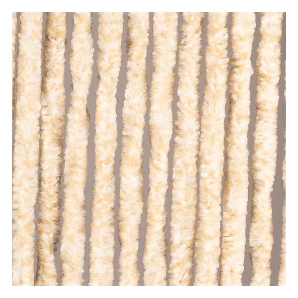 Luxe Kattenstaart Vliegengordijn - 100 x 220cm - Wit/Beige Mix Luxe Kattenstaart Vliegengordijn - 100 x 220cm - Wit/Beige Mix