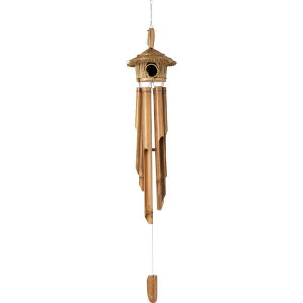 J-Line Windgong Vogelhuisje Bamboe Naturel Large J-Line Windgong Vogelhuisje Bamboe Naturel Large