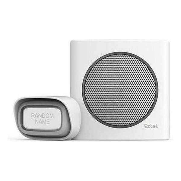 Extel diBi Flash white draadloze deurbel Extel diBi Flash white draadloze deurbel