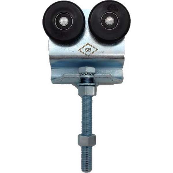 SB hangrol dubbel met nylon wielen, type 170 SB hangrol dubbel met nylon wielen, type 170