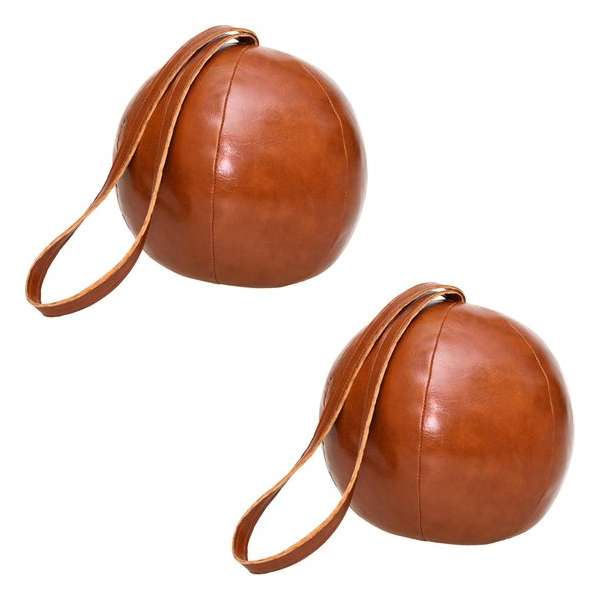 3x Deurstoppers leer 16 x 14 cm - Huishouden - Woonaccessoires/benodigdheden - Deurstoppers van leer 3x Deurstoppers leer 16 x 14 cm - Huishouden - Woonaccessoires/benodigdheden - Deurstoppers van leer