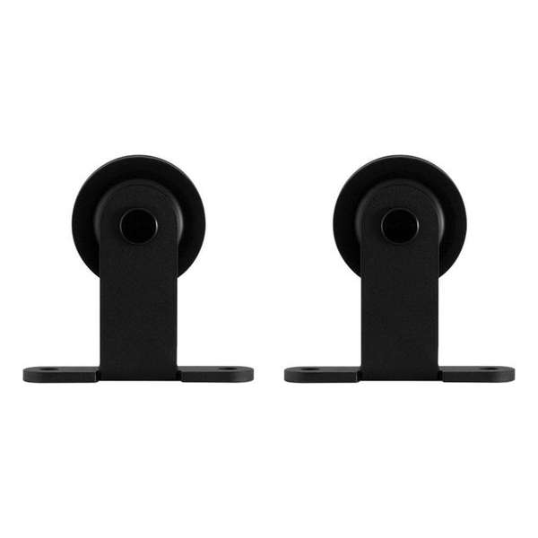 GPF Schuifdeurhanger set Osa zwart t.b.v. extra deur GPF Schuifdeurhanger set Osa zwart t.b.v. extra deur