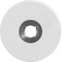 GPF Ronde click rozet 50x6mm wit