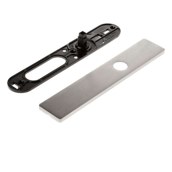 Fsb Langschild rechthoekig ASL rvs blind Fsb Langschild rechthoekig ASL rvs blind