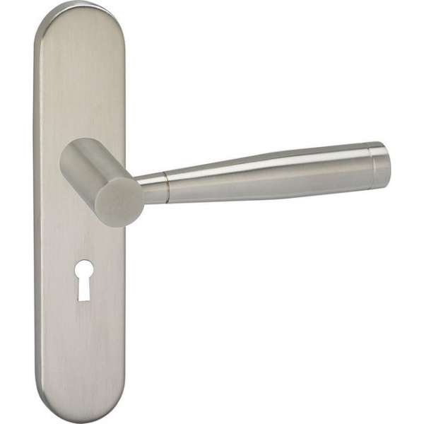 Impresso Retford Deurklink – Deurbeslag – Ovaal – Deurschild met Sleutelgat – Zilver Impresso Retford Deurklink – Deurbeslag – Ovaal – Deurschild met Sleutelgat – Zilver