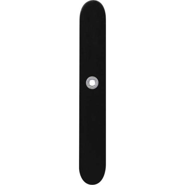 GPF Gatd links langschild XL afg 282x40x8,5mm PC55 zwart GPF Gatd links langschild XL afg 282x40x8,5mm PC55 zwart