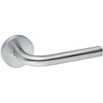 Deurkruk Tubular L RVS