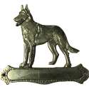 Naambordje - Mechelse Herder - Messing