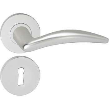 Impresso Windsor Deurklink – Deurbeslag – Rond – Rozet met Sleutelgat – Aluminium
