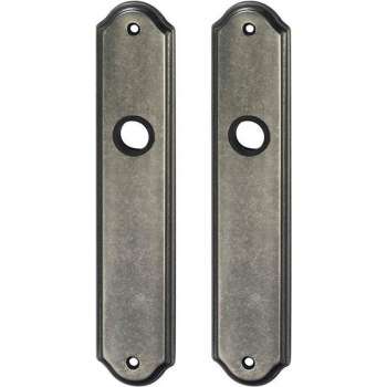 IMPRESSO deurschilden set | serie "Dundee" | oud grijs | 46 x 228 mm | langschild