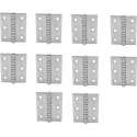Scharnier - Rvs - 60x50mm - Vaste pen - Rechte hoek - 10 stuks