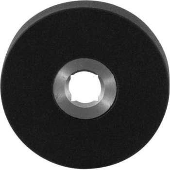 GPF Ronde click rozet 50x6mm zwart