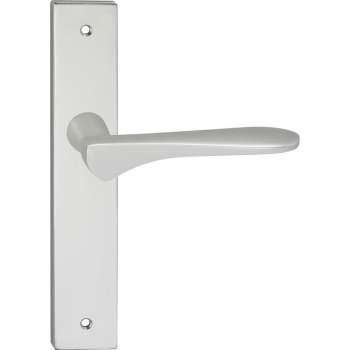 Impresso Watford Deurklink – Deurbeslag – Vierkant – Deurschild met Schroef – Aluminium