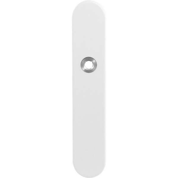 GPF Langschild afg enkelv 218x40x8,5mm blind wit GPF Langschild afg enkelv 218x40x8,5mm blind wit