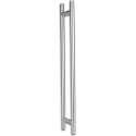 RVS Deurgreep T-greep voor glazen deuren ø 25mm 400 x 300mm