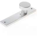 Nemef Knopkortschild blind aluminium 3251 F1 Din links en rechts