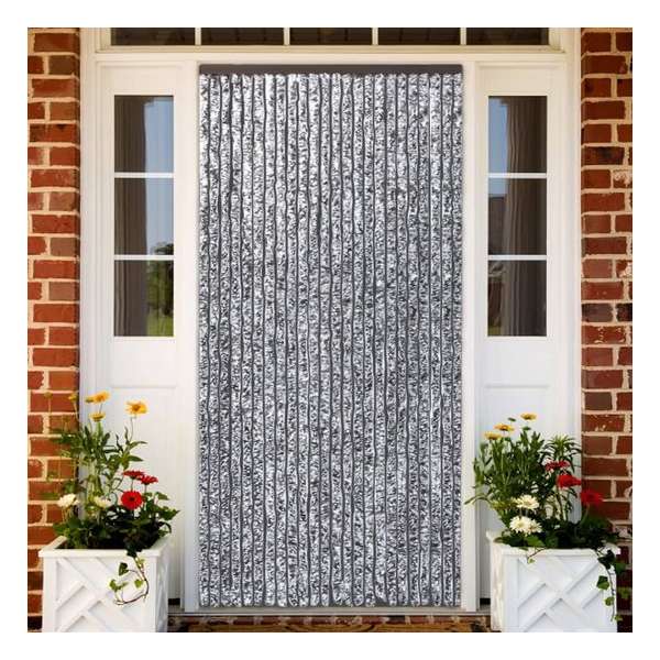 vidaXL Vliegengordijn 90x220 cm chenille bruin en beige vidaXL Vliegengordijn 90x220 cm chenille bruin en beige