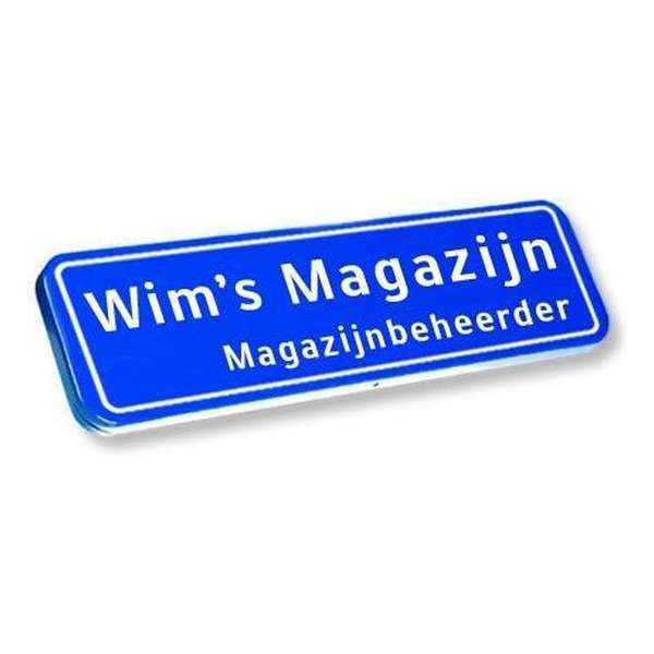 Naambordje voordeur! – Origineel straatnaambord – Naambord met eigen tekst 70 x 15 cm Naambordje voordeur! – Origineel straatnaambord – Naambord met eigen tekst 70 x 15 cm