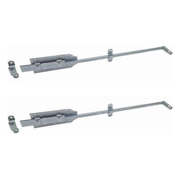 2x stuks geel verzinkte metalen rolstaartschuiven vlak 80 x 6,5 cm - veiligheidsartikelen - metalen schuiven 2x stuks geel verzinkte metalen rolstaartschuiven vlak 80 x 6,5 cm - veiligheidsartikelen - metalen schuiven