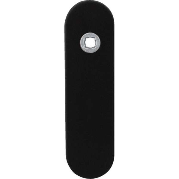 GPF Kortschild afg enkelv 169x46x8,5mm blind zwart GPF Kortschild afg enkelv 169x46x8,5mm blind zwart