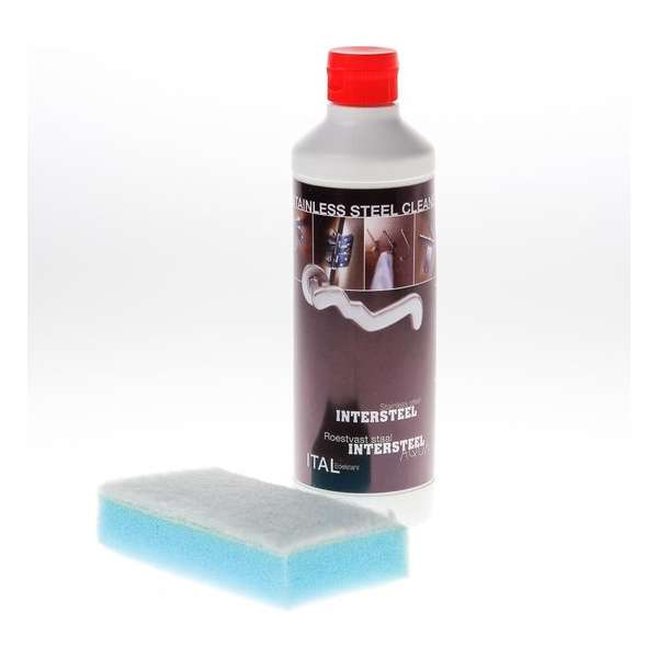 Intersteel RVS reiniger - 500 ml met spons Intersteel RVS reiniger - 500 ml met spons