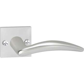 Impresso Windsor Deurklink – Deurbeslag – Vierkant – Rozet met Schroef – Aluminium