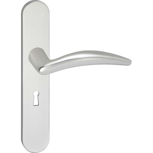 Impresso Windsor Deurklink – Deurbeslag – Ovaal – Deurschild met Sleutelgat – Aluminium