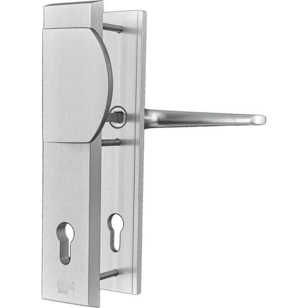 Besa Veiligheidsbeslag 110 greep-kruk zonder Kernbescherming Zilver SKG*** Besa Veiligheidsbeslag 110 greep-kruk zonder Kernbescherming Zilver SKG***