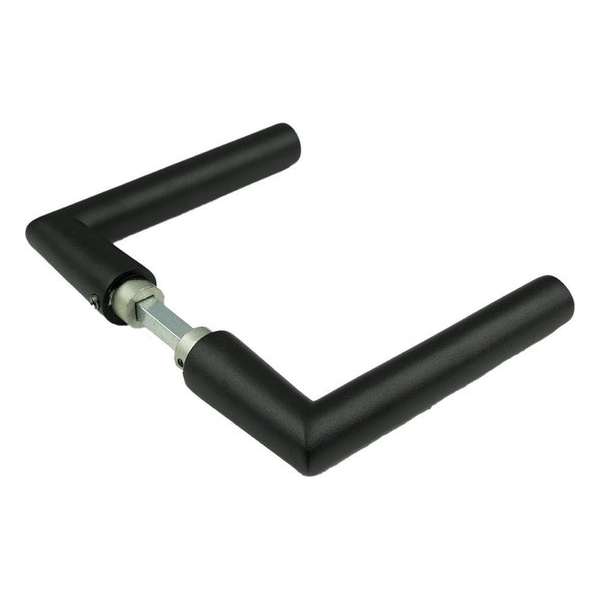 Ami deurkruk 374 L-model ZS zwart dd 63/67mm Ami deurkruk 374 L-model ZS zwart dd 63/67mm