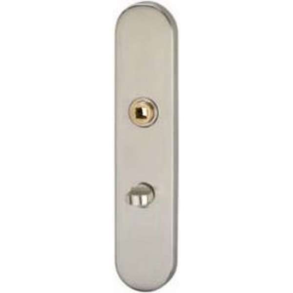 Deurschild Ovaal WC RVS Impresso Deurschild Ovaal WC RVS Impresso