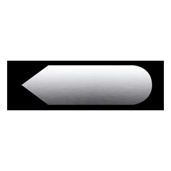 Self adhesive stainless steel Pictogram satin brushed for door mark a arrow Self adhesive stainless steel Pictogram satin brushed for door mark a arrow