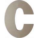 Mocca blend letter C plat, 110 mm