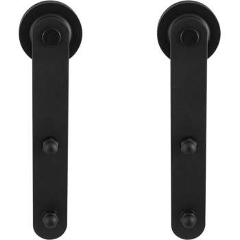 schuifdeurhanger set Varsi zwart t.b.v. extra deur