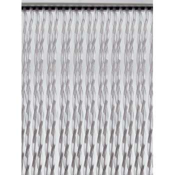 Portalux Vliegengordijn Rosetta wit-transparant - 90x210cm