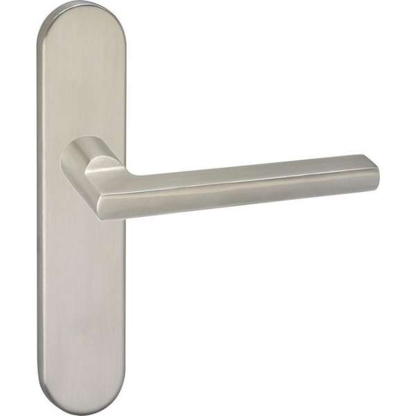 Impresso Kirby Deurklink – Deurbeslag – Ovaal – Deurschild – Zilver Impresso Kirby Deurklink – Deurbeslag – Ovaal – Deurschild – Zilver
