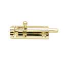 Profielgrendel inclusief sluitbeugel - Messing gepolijst - 100x45mm - 10mm stift - S&B 242103.4