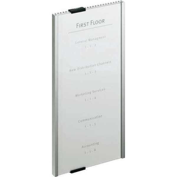 Durable 4804 Naambord - Naambordje - Deurbord- Info Sign - Geanodiseerd aluminium - Metallic zilver- 149 x 297 mm Durable 4804 Naambord - Naambordje - Deurbord- Info Sign - Geanodiseerd aluminium - Metallic zilver- 149 x 297 mm