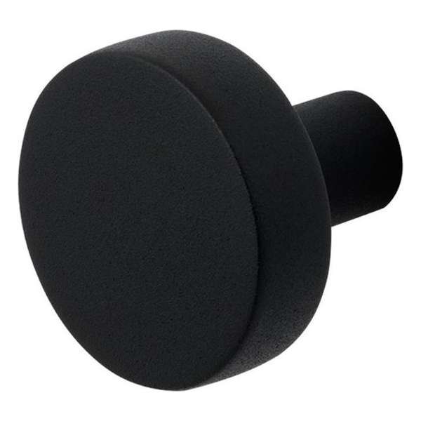 GPF Vlakke knop 52x16mm draaibaar incl. krukstift zwart GPF Vlakke knop 52x16mm draaibaar incl. krukstift zwart