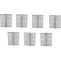 Scharnier - Rvs - 60x50mm - Vaste pen - Rechte hoek - 7 stuks