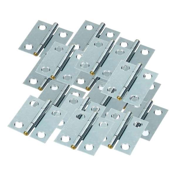 TQ4U scharnier met vaste pen 30 x 26mm verzinkt | 50 stuks TQ4U scharnier met vaste pen 30 x 26mm verzinkt | 50 stuks