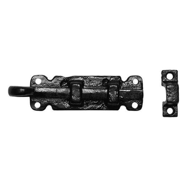 Kirkpatrick Deurschuif vlak 101x28mm smeedijzer zwart Kirkpatrick Deurschuif vlak 101x28mm smeedijzer zwart
