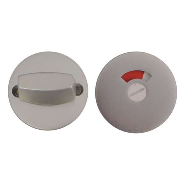 Ivana aluminium WC rozetten - Economy - rond 51 mm - F1 - stift 8 mm Ivana aluminium WC rozetten - Economy - rond 51 mm - F1 - stift 8 mm