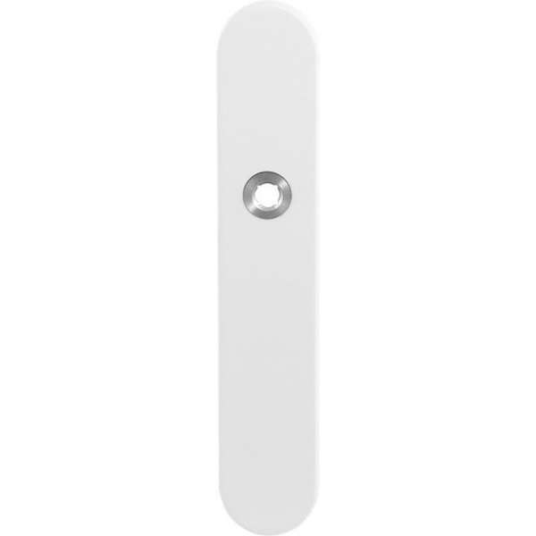 GPF Gatd rechts langschild afg 218x40x8,5mm blind wit GPF Gatd rechts langschild afg 218x40x8,5mm blind wit