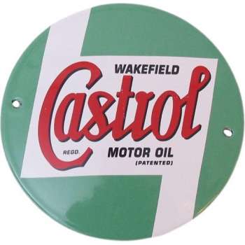 Emaille Bord ø10cm Castrol