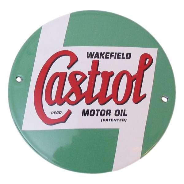 Emaille Bord ø10cm Castrol Emaille Bord ø10cm Castrol
