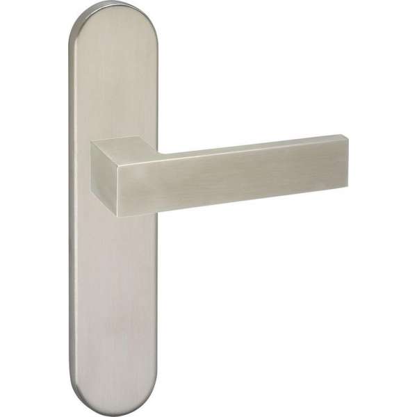 Impresso Luton Deurklink – Deurbeslag – Ovaal – Deurschild – Zilver Impresso Luton Deurklink – Deurbeslag – Ovaal – Deurschild – Zilver