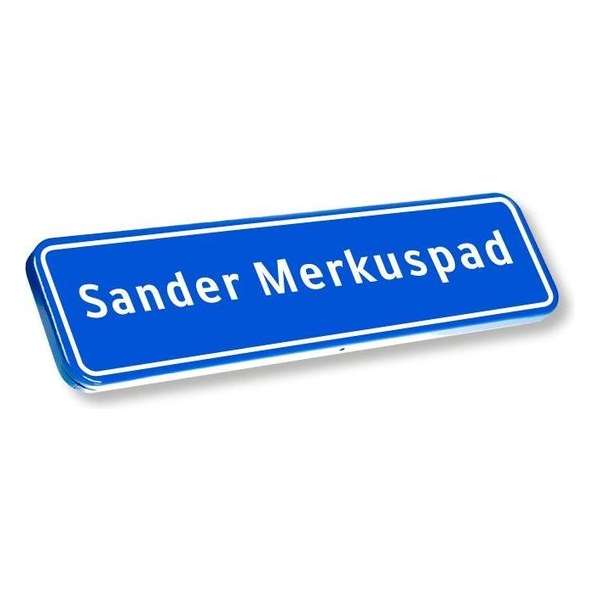 Namen enzo! Naambordje Straatnaambord t.b.v. paal 60 cm Namen enzo! Naambordje Straatnaambord t.b.v. paal 60 cm