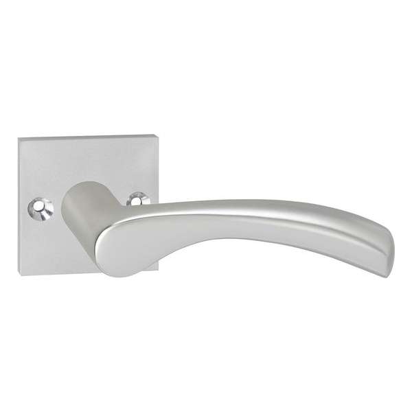 Impresso Oxford Deurklink – Deurbeslag – Vierkant – Rozet – Gebogen Deurkruk – Aluminium Impresso Oxford Deurklink – Deurbeslag – Vierkant – Rozet – Gebogen Deurkruk – Aluminium